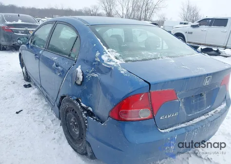 2008 Honda Civic Lx z USA, uszkodzony, nr VIN 1HGFA16588L069210